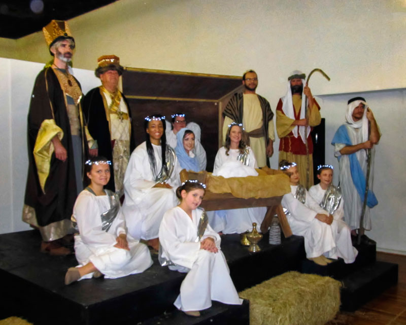 The Nativity actors for "All is Well"